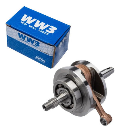 Virabrequim com Biela e Rolamentos WW3 Honda Cbx 200 Strada 1993 a 2003 Xr 200r 1994 a 2003