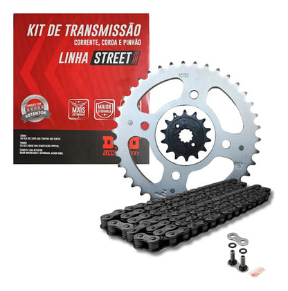 Kit Relação DID Street com Retentor Honda Cb 300f Twister 2023 em diante 520V 110L 38/14T