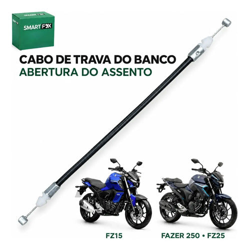Cabo da Trava do Banco Smartfox Yamaha Fazer Fz15 150 2023 em diante Fazer 250