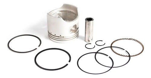 Kit Pistão com Anéis Magnetron Honda Biz Pop 100 C100 Dream 0,75 mm