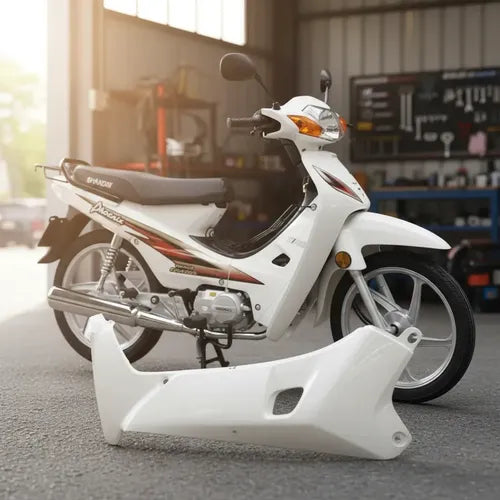 Carenagem Aba Lateral Externa Direita Iron Shineray Phoenix 50 2011 a 2019 Branco
