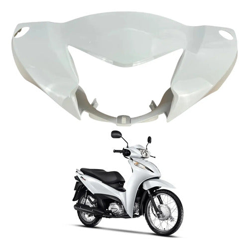 Capa do Farol Paramotos Honda Biz 125 2025 a 2026 Branco