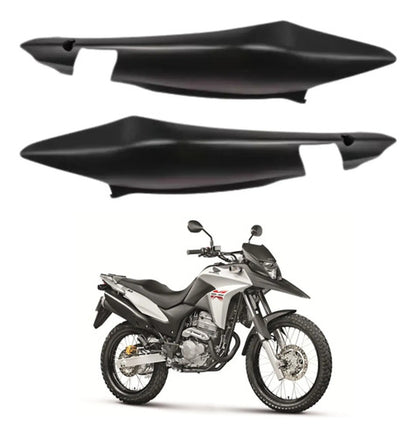 Par de Rabetas Laterais Paramotos Honda Xre 300 2013 a 2015 Cinza Fosco