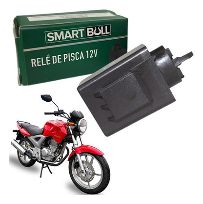 Relé de Pisca Smartfox Honda Cbx 250 Twister 2001 a 2005 12V 3 Pinos