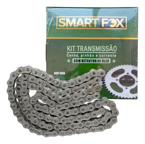 Kit Relação Smartfox com Retentor Honda Pop 100 Biz 125 428OH 106L 34/14T
