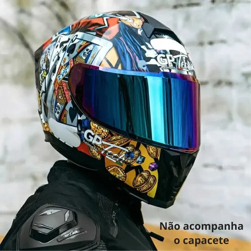Viseira GP Tech Ultra Azul