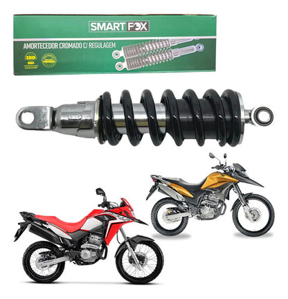 Amortecedor Traseiro Central Pro-Link Smartfox Honda Xre 300 2009 a 2020 Cromado