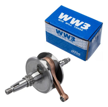 Virabrequim com Biela e Rolamentos WW3 Honda Cg 150 Titan Fan 2004 a 2015 Bros 150 2006 a 2015