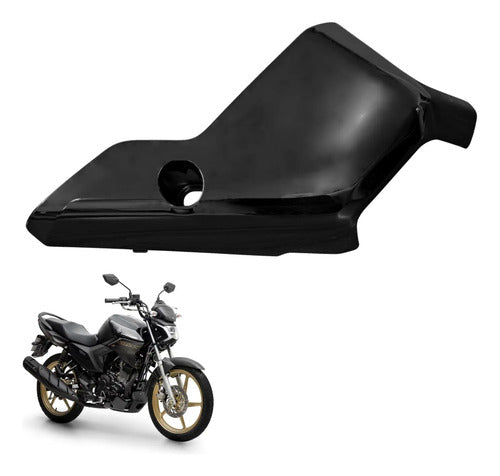 Spoiler do Motor Direito Yamaha Factor Dx 150 2025 Preto Metálico