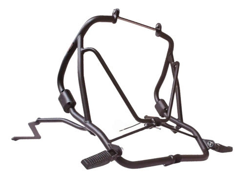 Protetor de Motor com Pedaleira Chapam Honda Xre 300 2010 a 2023 Preto Fosco