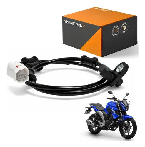 Sensor de Velocidade ABS da Roda Traseira Magnetron Yamaha Fazer Fz25 250 2018 a 2025