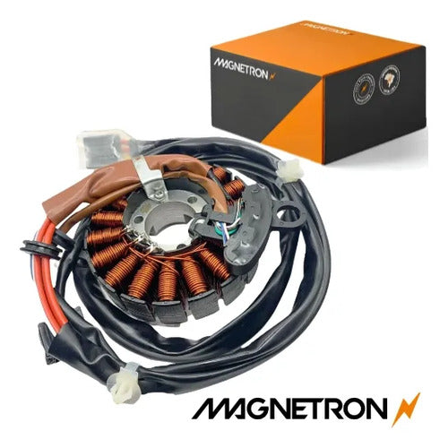 Magneto Estator com Bobina de Pulso Magnetron Honda Pcx 150 2019 em diante