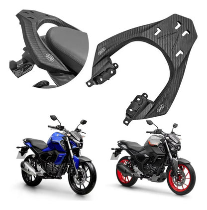 Suporte de Baú Bagageiro Scam Fiberforce Yamaha Fazer Fz15 150 2023 em diante