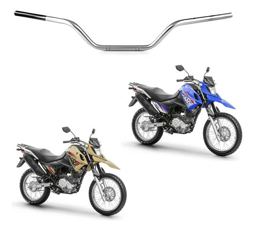 Guidão Yamaha Crosser 150 2015 a 2018 Prata