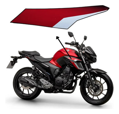 Adesivo da Aba do Tanque Direita Yamaha Fazer Fz25 250 2024 Vermelho