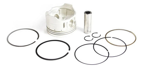 Kit Pistão com Anéis Magnetron Honda Biz 125 2009 a 2023 0,75 mm