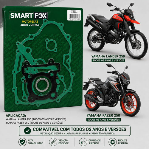 Jogo de Juntas do Motor Smartfox Yamaha Fazer Lander Ténéré 250
