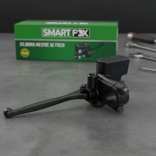 Cilindro Mestre de Freio Dianteiro com Manete Smartfox Shineray Phoenix 50 Honda Biz 125