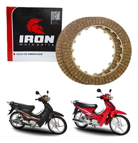Disco de Embreagem Iron Shineray Phoenix 50 2011 a 2020 Xy 50q 2007 a 2011