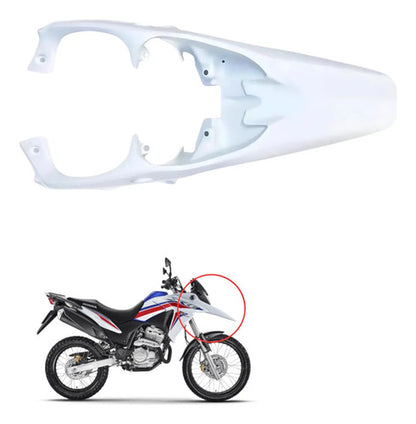Paralama Dianteiro Superior Paramotos Honda Xre 300 2010 a 2018 Branco