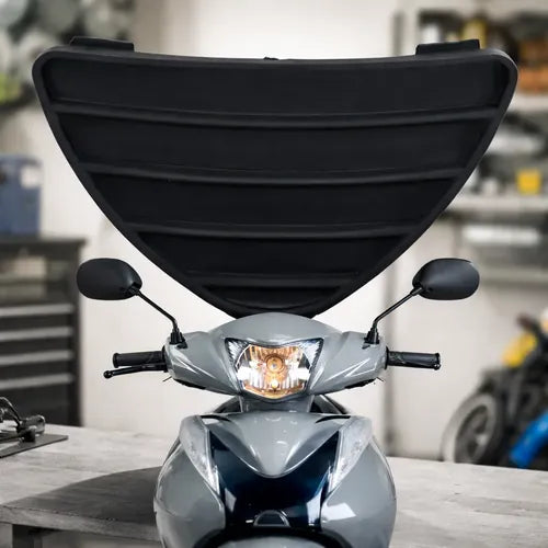 Emblema da Carenagem Frontal Iron Shineray Jet 50 125 Preto