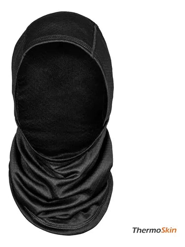Balaclava Gola Térmica Curtlo Thermoskin Articulada Preto Tamanho G