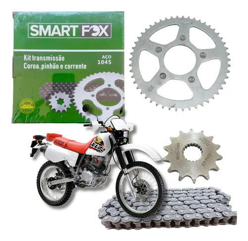 Kit Relação Smartfox sem Retentor Honda Xlr 125 1996 em diante 428H 126L 50/15T
