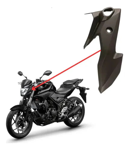 Suporte do Farol Esquerdo Yamaha Mt-03 2016 a 2020 Preto