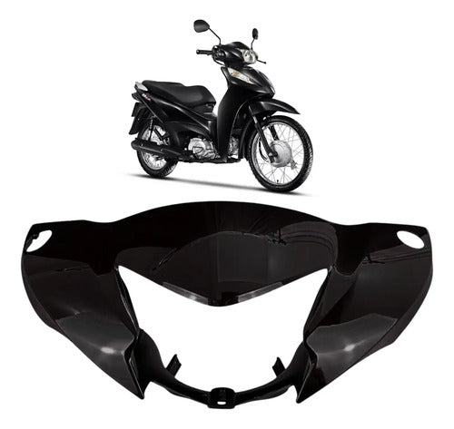 Capa do Farol Paramotos Honda Biz 125 2025 a 2026 Preto Brilhante