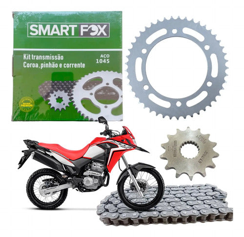 Kit Relação Smartfox sem Retentor Honda Xre 300 2009 em diante 520H 104L 36/13T