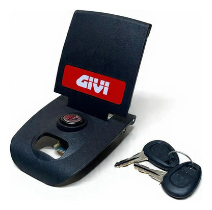 Fechadura com Dobradiça e 2 Chaves Givi Z314NT para Baú Monolock E260N E27N E29N E30N E33N E360