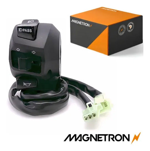 Interruptor do Farol com Seta Magnetron Yamaha Lander 250 2020 a 2023 Fazer Fz25 250 2018 a 2021