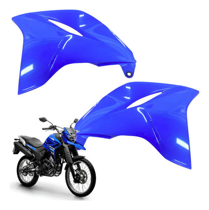 Par de Guias de Ar Abas do Tanque Paramotos Yamaha Lander 250 2020 a 2024 Azul