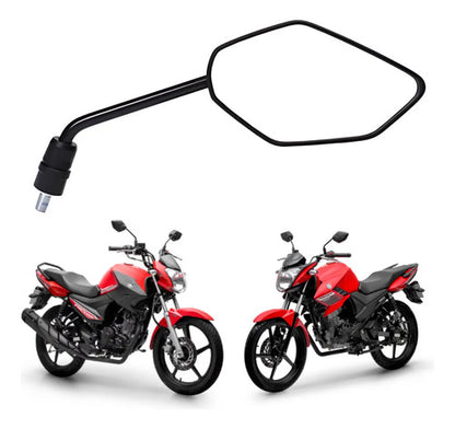 Espelho Retrovisor Direito Yamaha Factor Neo Fluo 125 Factor Fazer Crosser 150