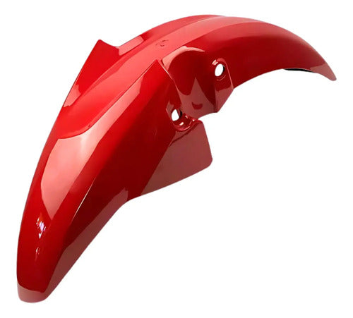 Paralama Dianteiro Paramotos Honda Cg 160 Fan 2016 a 2021 Vermelho Maceió