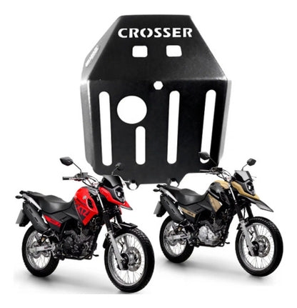 Protetor de Cárter Chapam Yamaha Crosser 150 2014 a 2025 Preto Fosco