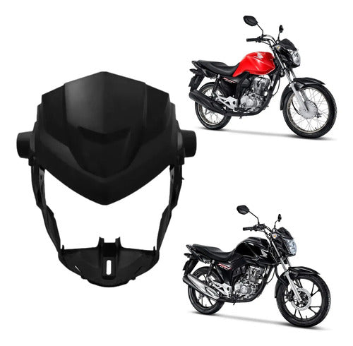 Carenagem do Farol Paramotos Honda Cg 160 Fan Start 2022 a 2025 Preto