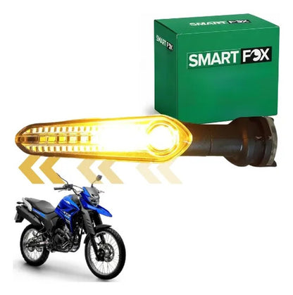 Pisca Dianteiro LED Sequencial Smartfox Yamaha Factor 125 Crosser Factor Fazer 150 Lander Ténéré 250