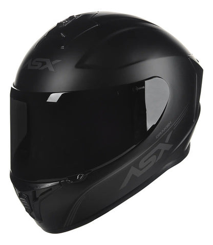 Capacete ASX Draken Solid Preto Fosco