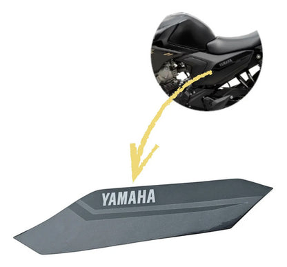 Adesivo da Tampa Lateral Esquerda Yamaha Factor Dx 150 2025 Preto Metálico