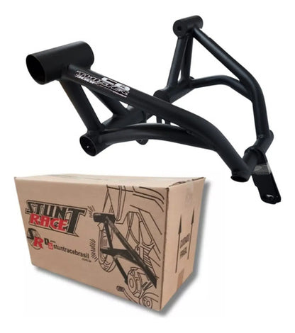 Protetor de Motor Stunt Race Street Cage Honda Cb 300f Twister 2023 a 2025 Preto Fosco