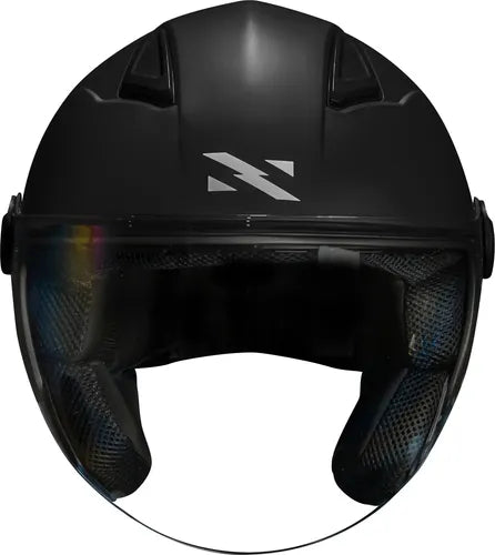 Capacete Aberto Norisk Orion Solid Preto Fosco
