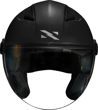 Capacete Aberto Norisk Orion Solid Preto Fosco