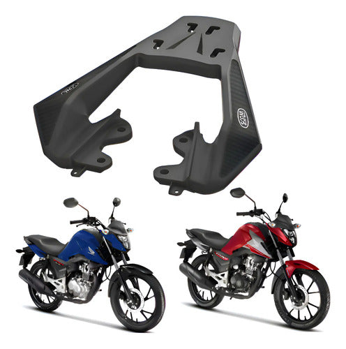 Suporte de Baú Bagageiro Scam Fiberforce Honda Cg 160 Titan Fan Start 2025 em diante