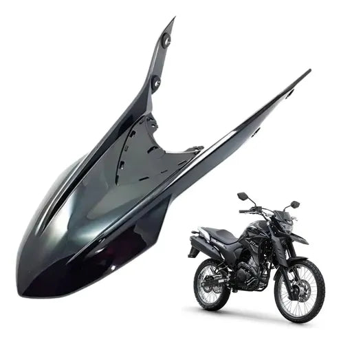 Paralama Dianteiro Paramotos Yamaha Lander 250 2020 a 2024 Preto Brilhante