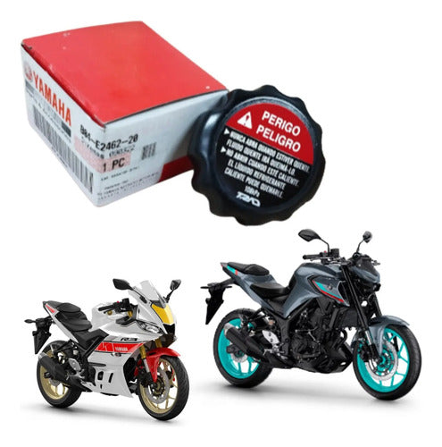 Tampa do Radiador Yamaha Mt-03 Yzf-R3 2017 a 2024