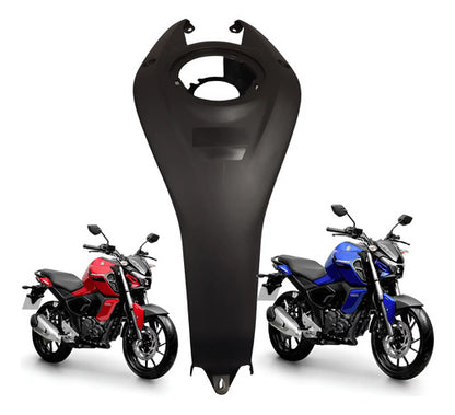 Tampa Superior do Tanque Yamaha Fazer Fz15 150 2023 em diante Preto