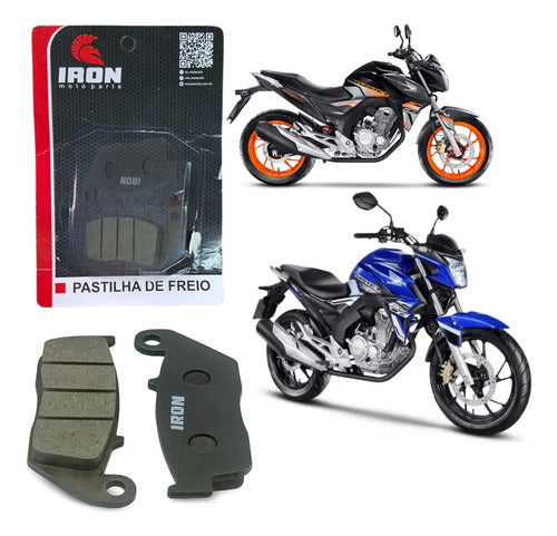 Pastilha de Freio Dianteira sem ABS Iron Honda Cb 250f Twister Cb 300f Twister