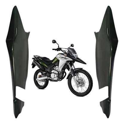 Par de Rabetas Laterais Paramotos Honda Xre 300 2016 a 2018 Verde Perolizado