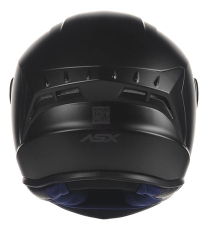 Capacete ASX Draken Solid Preto Fosco